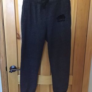 Roots jogging pants.